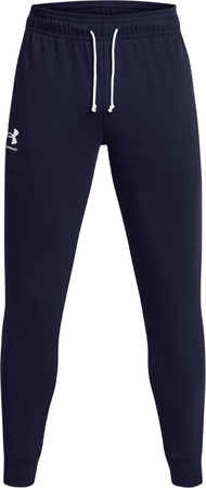 Spodnie męskie Under Armour Rival Terry Jogger granatowe 1380843 410