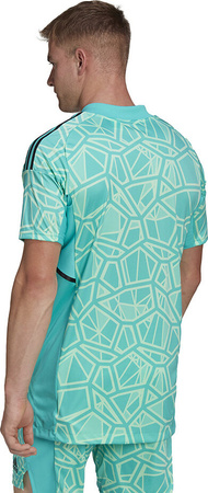 Koszulka męska Condivo 22 Goalkeeper Jersey Short Sleeve zielona HB1618