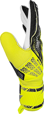 Rękawice bramkarskie Reusch Attrakt Solid żółto-czarne 5570515 2014
