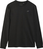 Koszulka męska 4F Longsleeve M432 głęboka czerń 4FWMM00TLONM432 20S