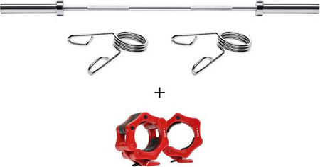 Gryf olimpijski prosty HMS Premium GO205 200 kg zaciski ZG1000B