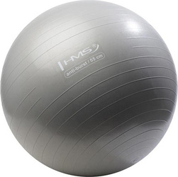 Piłka gimnastyczna fitness HMS yb02n 55cm anti-burst grafitowa