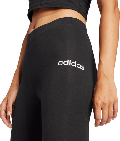 Legginsy damskie adidas Essentials Linear Cotton czarne JG8621