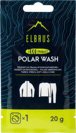 Saszetka środek do czyszczenia prania odzieży sportowej polary softshell Elbrus Wash 20 g
