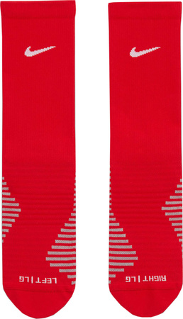Skarpety skarpetogetry piłkarskie Nike Strike Crew WC22 czerwone DH6620 657