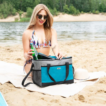 Torba termiczna lodówka niebieska 27l Nils nc3150