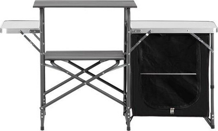 Szafka turystyczna kempingowa Nils Camp NC3040 składana czarna 140x79x48cm