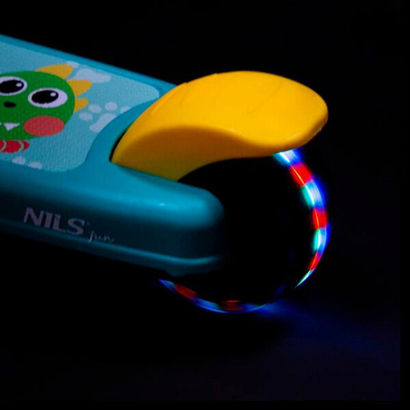 Hulajnoga dziecięca Nils fun hlb16 dinosaur