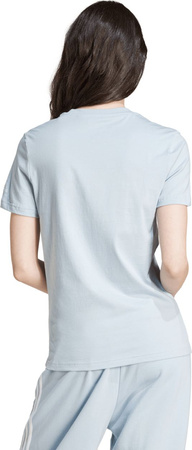 Koszulka damska adidas Loungewear Essentials Slim Logo Tee jasnoniebieska IY9188