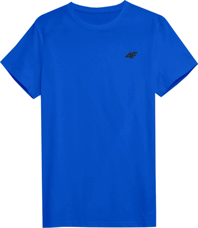 Koszulka męska 4F M1895 3pak granatowa, niebieska, biała 4FWSS24TTSHM1895 91S