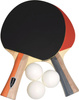 Zestaw do tenisa stołowego ping ponga 2 rakietki 3 piłki Sunflex TT Pong 20118