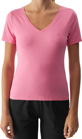 Koszulka damska 4F F1649 różowa 4FWAW24TTSHF1649 54S