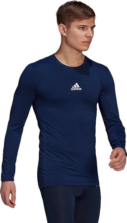 Koszulka męska adidas Compression Long Sleeve Tee granatowa GU7338
