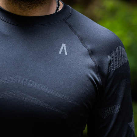 Bielizna termoaktywna męska bluza legginsy Alpinus Active Idre Set czarna SI8945-SI8949