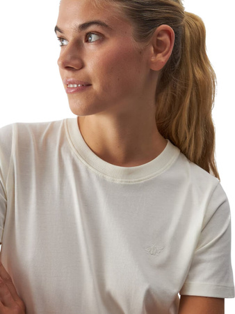 Koszulka damska 4F F1650 kremowy 4FWAW24TTSHF1650 12S