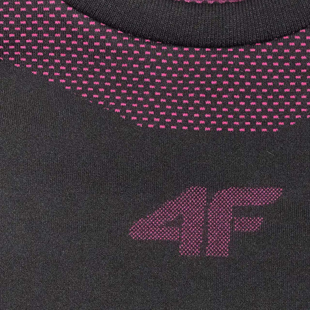 Bielizna bezszwowa dla dziewczynki 4F F250 głęboka czerń 4FJWAW25USEAF250 20S