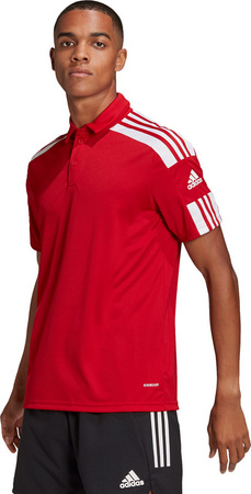 Koszulka męska adidas Squadra 21 Polo czerowna GP6429