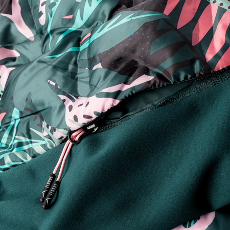 Dziecięca kurtka przejściowa softshell z ociepleniem pikowana Elbrus Emini Tg zielona rozmiar 152