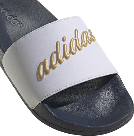 Klapki damskie adidas Adilette Shower biało-granatowe GZ5930