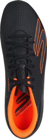 Buty piłkarskie Skechers Academy AG czarno-pomarańczowe 252120 BKOR
