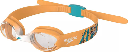 Dziecięce okularki pływackie Speedo ILLUSION GOG IU aquarium/aanadi orange/white/clear