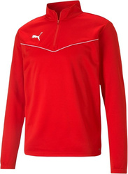 Bluza męska Puma teamRISE 1 4 Zip Top czerwona 657394 01