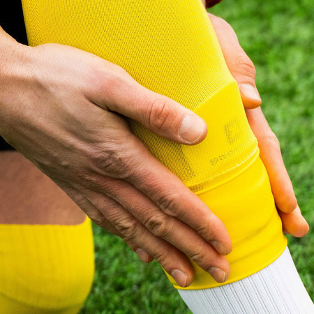 Opaski silikonowe do ochraniaczy piłkarskich Proskary żółte