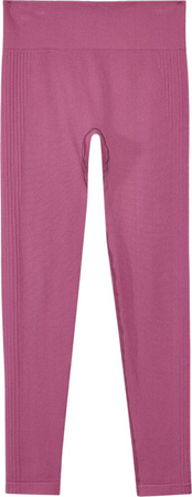 Legginsy damskie 4F F278 ciemny róż 4FWAW24TFTIF278 53S