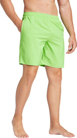 Spodenki kąpielowe szorty kąpielówki męskie adidas Solid CLX Classic-Length limonkowe IR6217