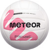 Piłka siatkowa Meteor Pvc biało-różowa 17411