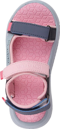 Sandały trekkingowe turystyczne dla dzieci Kappa Kana MF różowo-szare 260886MFK 6117
