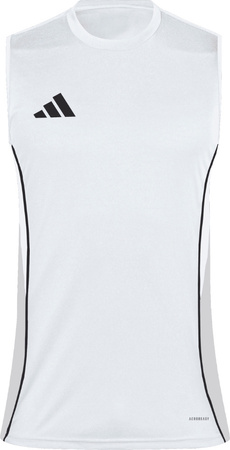 Koszulka męska adidas Tiro 25 Competition Sleeveless Jersey biała JJ1522
