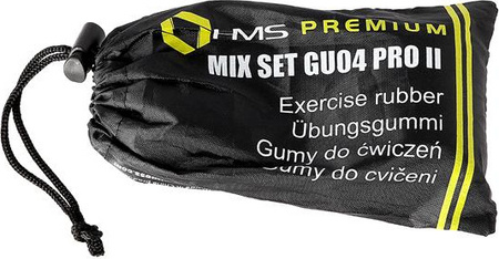 Zestaw gum do ćwiczeń Hms Premium GU04 Mix set pro II