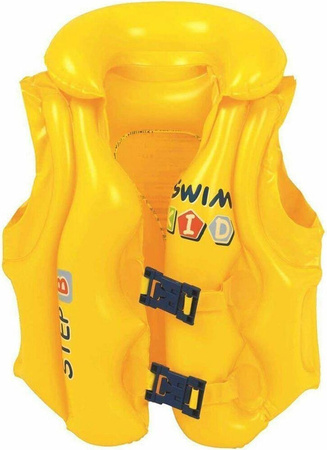 Kamizelka dmuchana na dzieci swim kid żółta 3-6 lat 46x42cm
