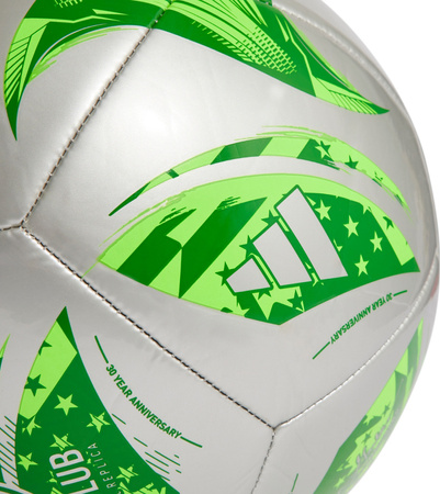 Piłka nożna adidas MLS Club srebrno-zielona JH1307