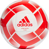 Piłka nożna adidas Starlancer Club Ball biało-czerwona IA0974