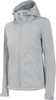 Kurtka przejściowa softshell z kapturem damska 4F szara H4Z22 SFD350 27M