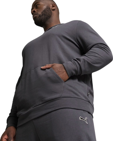 Bluza męska Puma Better Essentials Hoodie FL grafitowa 676814 69