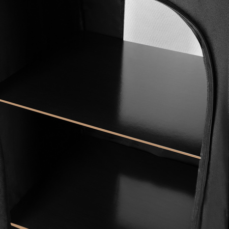 Szafka turystyczna kempingowa z blatem Nils Camp NC3036 składana czarna 105x62x48cm