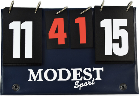 Tablica wyników liczydło stojąca rozkładana 0-25pkt Modest