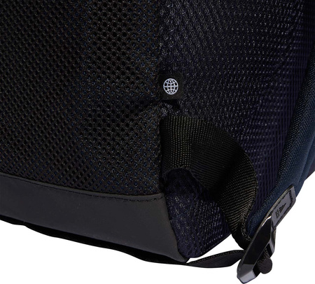 Plecak sportowy szkolny miejski adidas Motion Badge of Sport czarno-niebieski IK6891