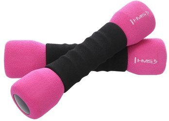Ciężarki miękkie HMS CM06 2 x 1 kg różowe
