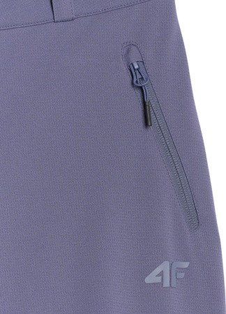 Spodnie trekkingowe damskie 4F softshell FNK F0988 denim 4FWAW25TFTRF0988 32S