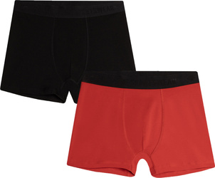 Bokserki męskie 4F M027 czerwone, czarne 4FAW23UBXSM027 91S