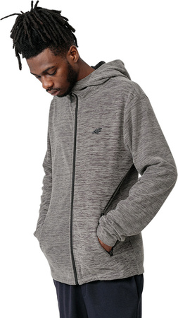 Bluza męska polarowa 4F szara H4Z22 PLM351 24M