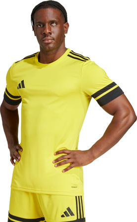Koszulka męska adidas Squadra 25 Jersey Short Sleeve żółta JG5831