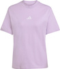 Koszulka damska adidas Essentials 3-Stripes Cotton jasnofioletowa JX7619