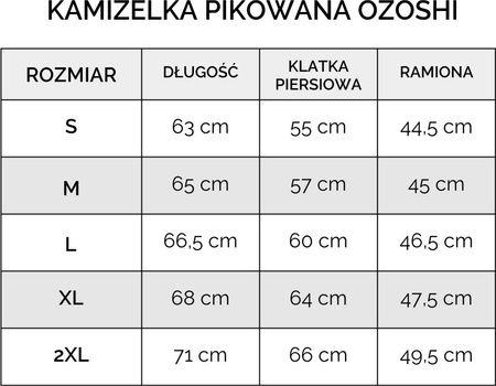 Kamizelka męska Ozoshi Kurashiki czarna OZ93370