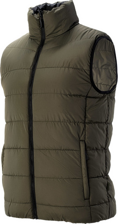 Męska kamizelka pikowana dwustronna Magnum Recto czarno-oliwkowa rozmiar XXL