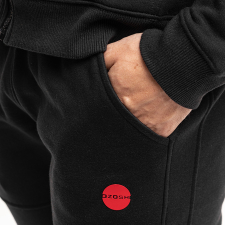 Spodnie męskie Ozoshi James czarne OZ93933